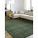 Green Hand Tufted Area Rug