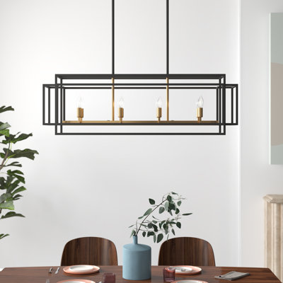 Horley 8 - Light Kitchen Island Square / Rectangle Chandelier