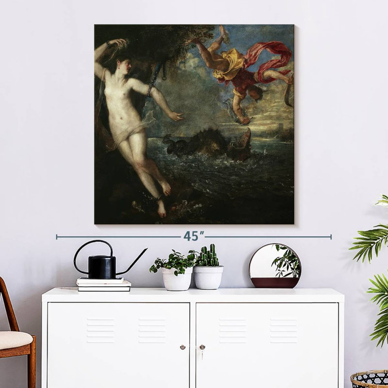 Leisha Perseus et Andromède, H 33 po x l 33 po