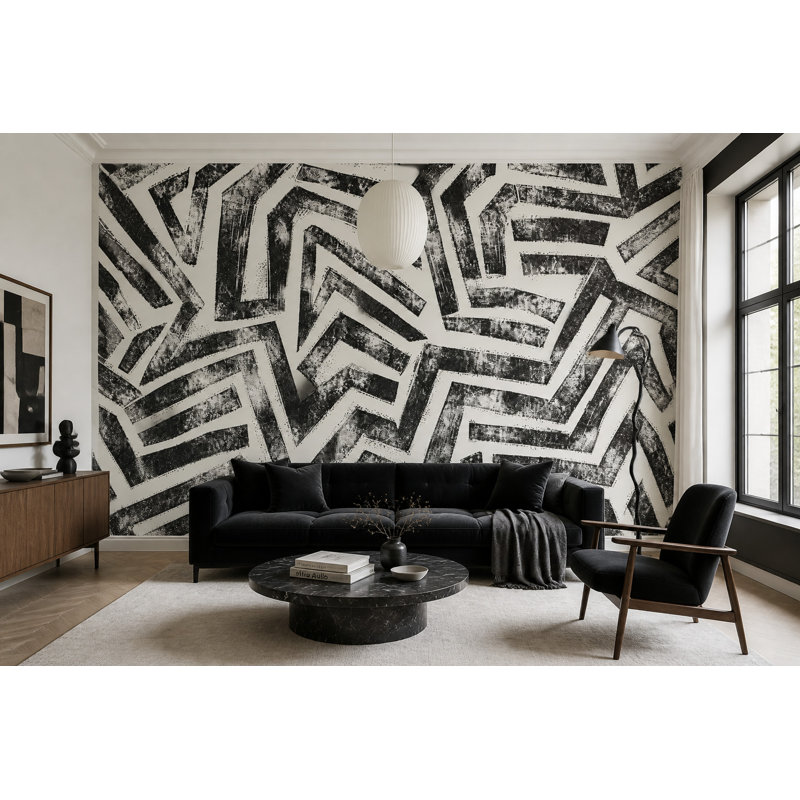 Papier peint fond blanc fond blanc murale, 120 po x 96 po, Peler et coller