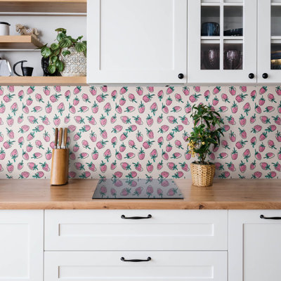 Wynkoop 50cm x 100cm PVC Field Tile in Pink
