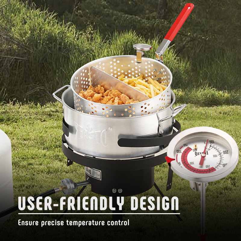 Ensemble de cuisinière au propane d'extérieur Feasto