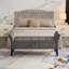 Banc de lit de 51,5 pouces avec rangement et revêtement en velours-642196221
