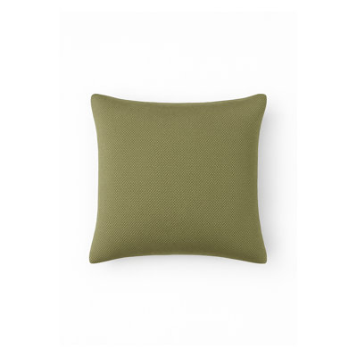 Tropical Teal Drift Weave Indoor Outdoor Pillow Cover 24x24