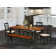 Cleobury  Butterfly Leaf Rubberwood Solid Wood Dining Set