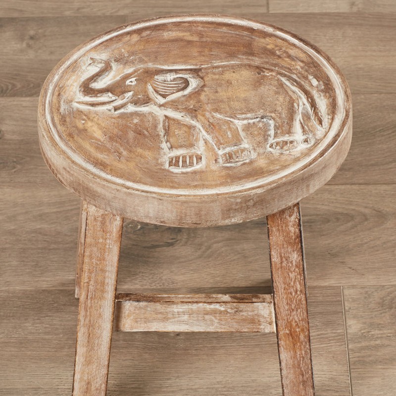 Tabouret marche-pied éléphant Ahmed