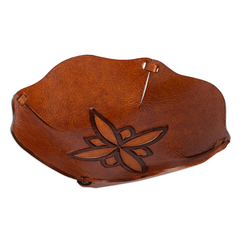 Plateau en cuir