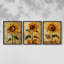 Étude florale CLXII - Ensemble de 3 estampes numériques - Prêt à accrocher-1738479080-1738479092