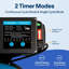14" 2850 GPH Sand Filter Pump with Timer for Above-Ground and In-Ground Pools 