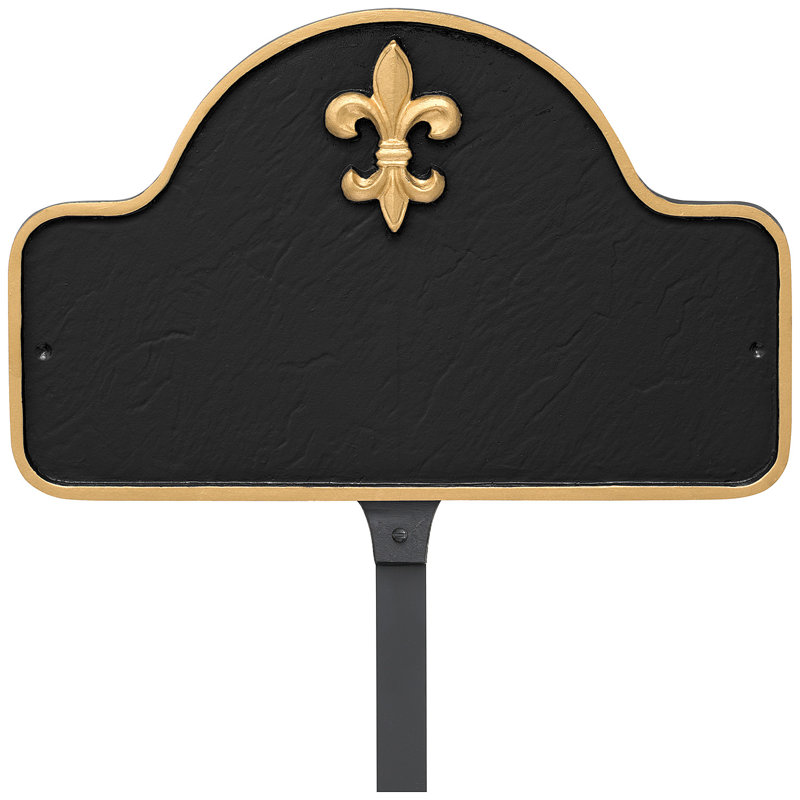 Lexington Arch Lawn Insert, Black / Gold