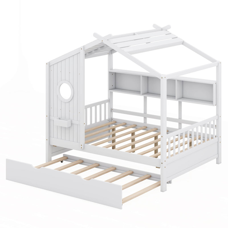 Lit de maison double Asako