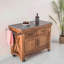 Comptoir de cuisine 31,5 po en bois massif de style américain-132914864