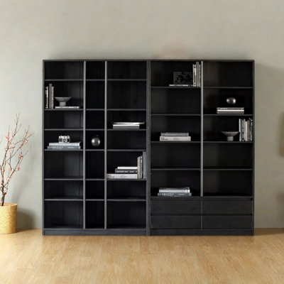 Bibliothèque légère de luxe noire