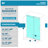 KW04 44 - 48 In. W X 76 In. H Single Sliding Frameless Shower Door With 3/8 In. Clear Glass-101532627