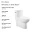 Toilette allongée une pièce à poignée gauche Sublime 1,28 gpf-113607277-113607273