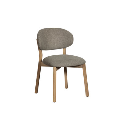 Upholstered Dining Chair in Grey