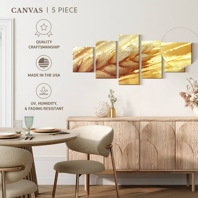Wheat, 24" H x 55" W