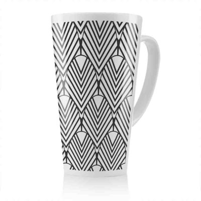 Geometric Decoration Latte Mug