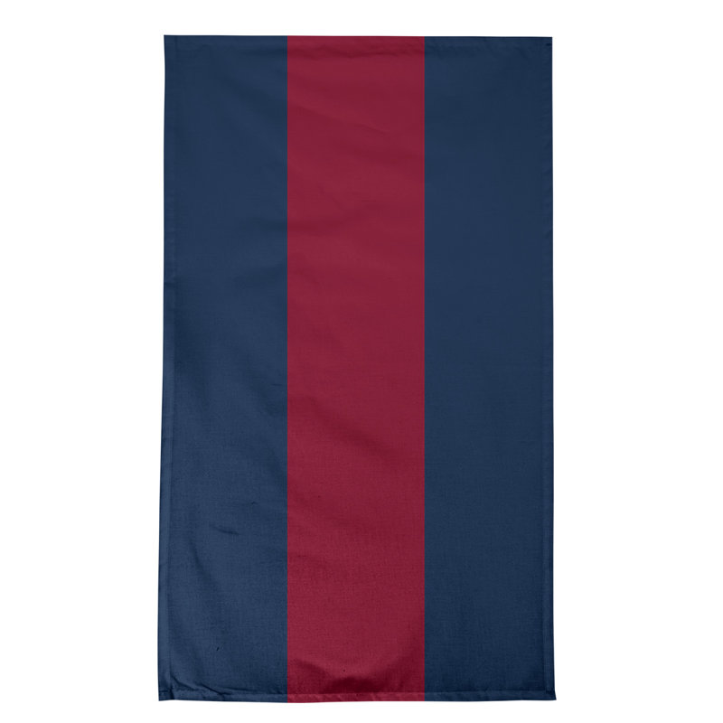 Anaheim Stripe Tea Towel Kitchen Towel, Cotton Twill, Polar Night Blue/Red/Polar Night Blue