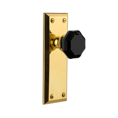 Grandeur Fifth Avenue Plate Double Dummy with Lyon Door Knob