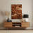 Abstract Landscape 20 Brown Metal Wall Art-528324707