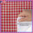 Red White Gingham Pattern Duvet Covers-128700252