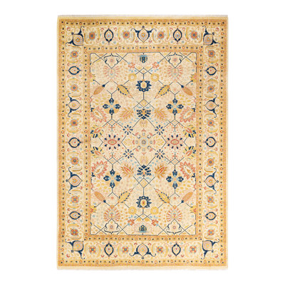 Classic One-of-a-Kind 6' 1" X 9' 0" Hand Knotted Area Rug