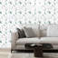 Thickened Floral Peel & Stick Wallpaper Waterproof Oil-Proof Fire-Retardant PVC Panels 10-Pack