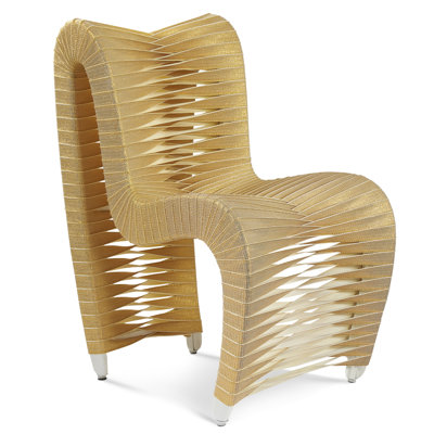 Seat Belt Cotton Upholstered Side Chair