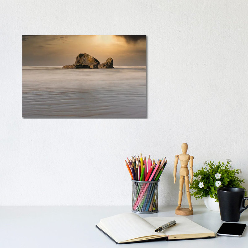 The Calming Golden Hour by Louis Ruth - Wrapped Canvas Print, 20.32cm H x 30.48cm W x 1.9cm D