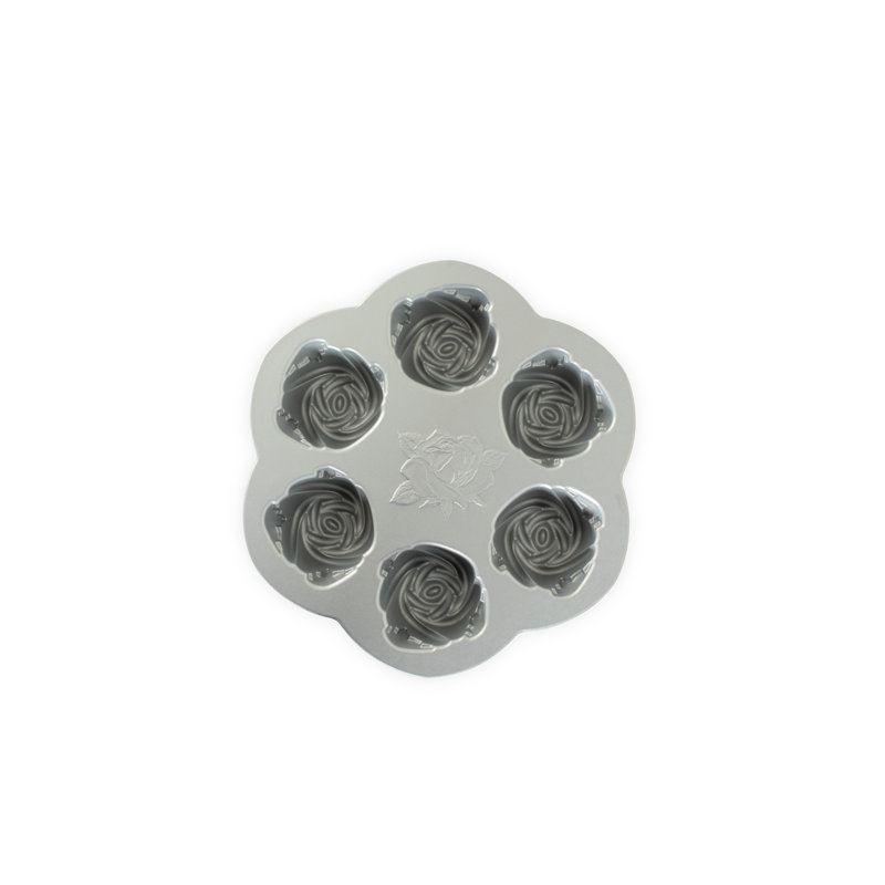 Nordic Ware Non-Stick Round Mini Rose Bud Cake Pan