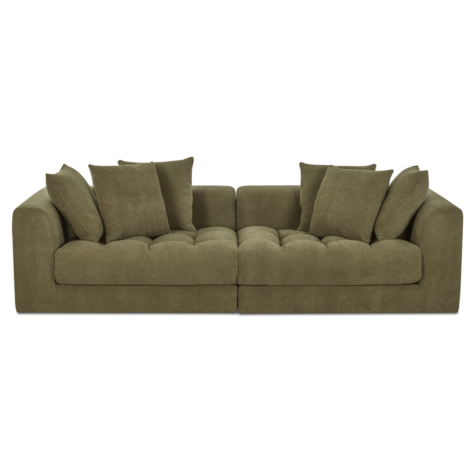 Davie Modular Sofa, Green