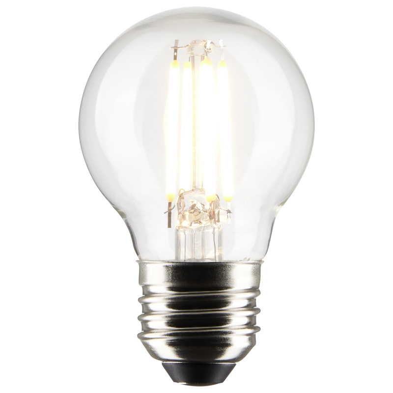 5.5 Watt (60 Watt Equivalent), G16.5 LED, Dimmable Light Bulb, Warm White E26/Medium (Standard) Base, 500 Lumens, 5.5 W