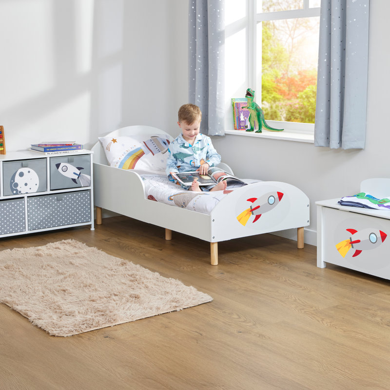 Kids White Toddler Bed – Rocket