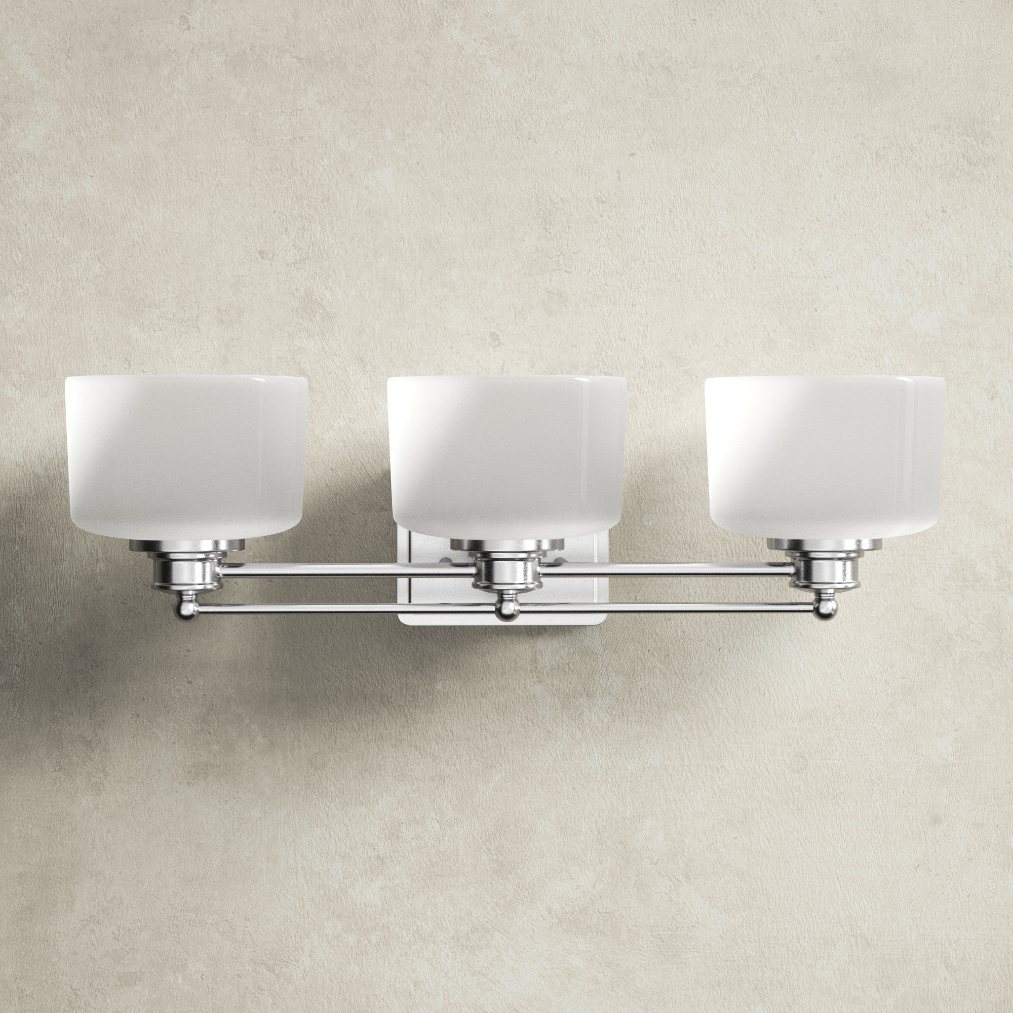 3 light chrome vanity fixture