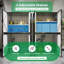 Armoire de rangement extérieure imperméable avec tablettes-114903098