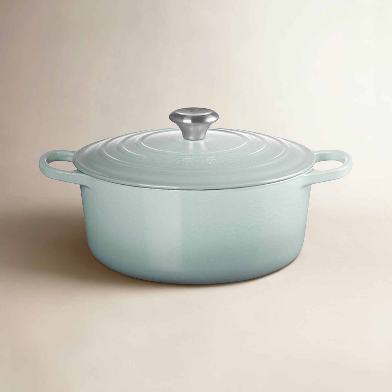 Le Creuset Enameled Cast Iron Dutch Oven, 9 quarts, Sea Salt