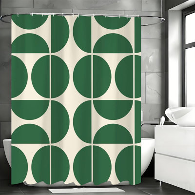 Shower Curtains with Hooks Included