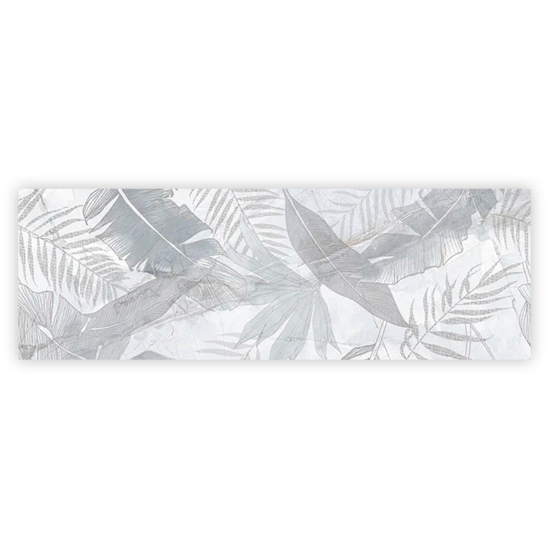 Strata 16 X 48 In. 3Rd Fired White And Gray Ceramic Large Format Wall Tile (10.34 Sq Ft/Case) - 2 Pack