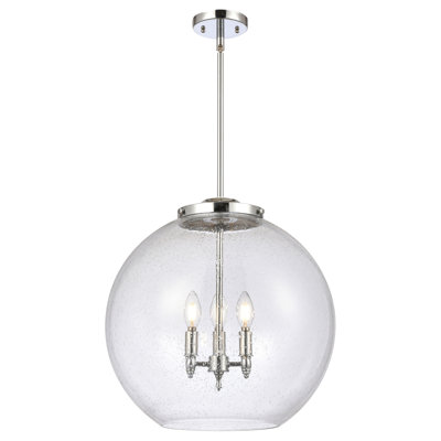 Luminaire suspendu sphère 3 lumières DEL Athens