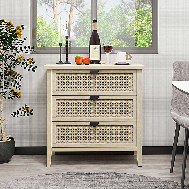 Commode décorative 3 tiroirs
