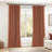 Birglinde Faux Linen Thermal 100% Blackout Curtains Rod Pocket/Ring Clips-674800245-705527299