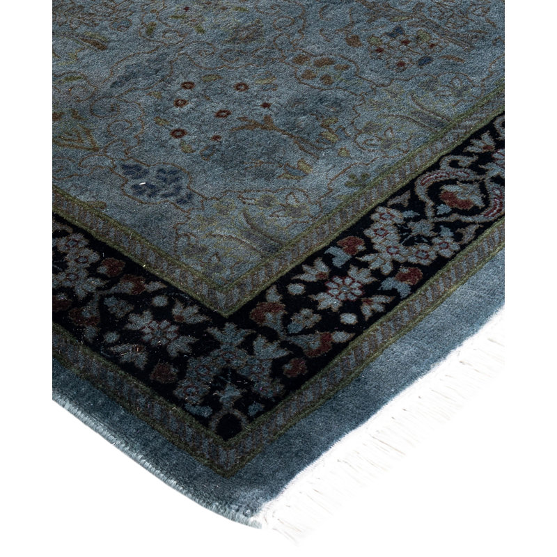 Overdyed One-of-a-Kind 2' 6" X 16' 4" Hand Knotted Area Rug