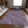 Premium Machine Washable Prisco Plum Rug