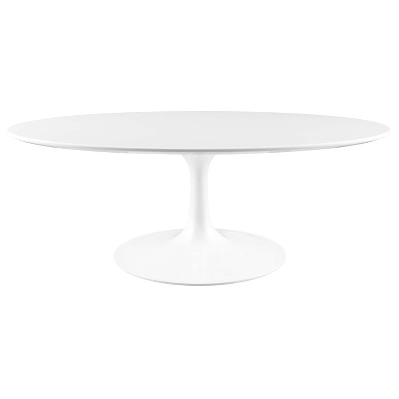 Table basse Lippa, 17.5" H x 42" W x 27.5" D, White