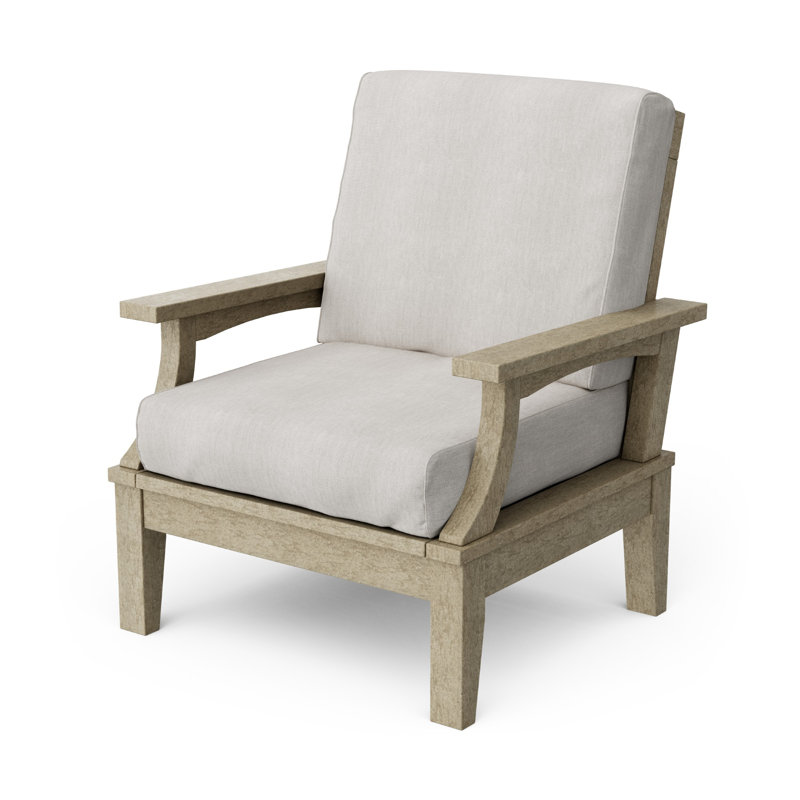 Chaise à assise profonde Heritage, Tanné, Beige
