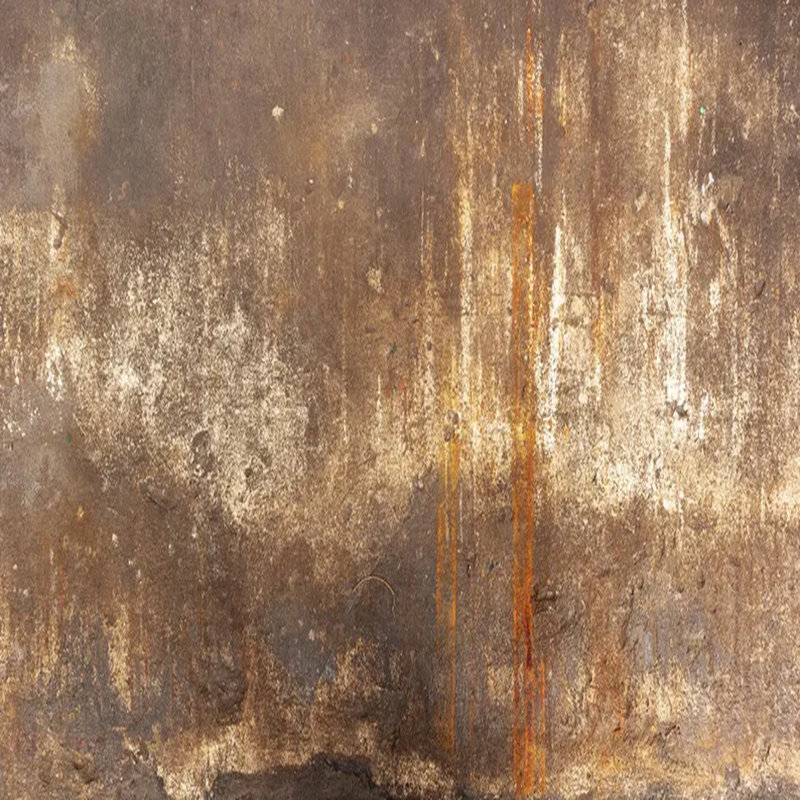 Murale en béton métallique rustique, L 108 po x l 96 po
