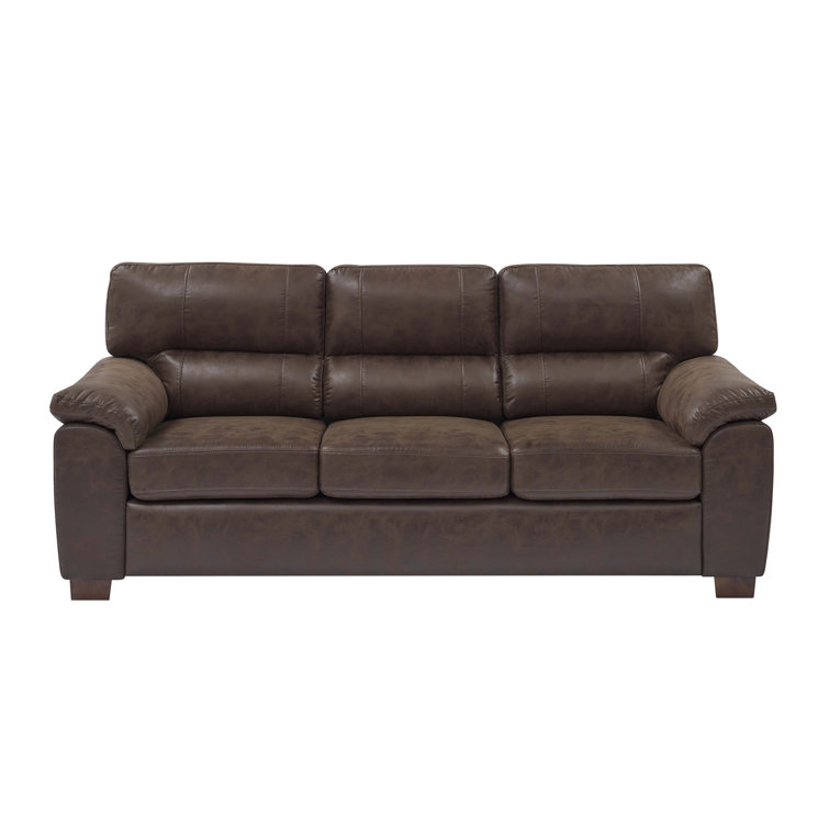 81'' Faux Leather Sofa