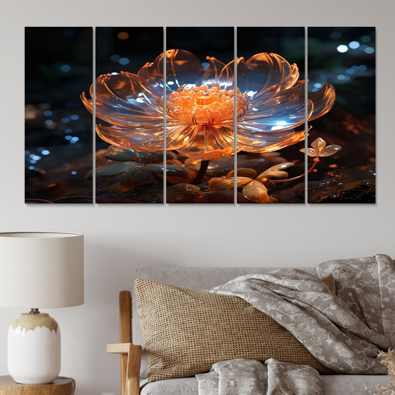 Boho Plants & Flowers Wall Decor on Metal