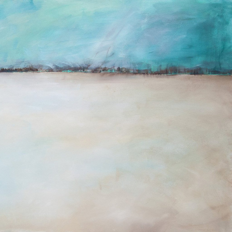 Mystic Sand II - Wrapped Canvas Painting, 45cm H x 45cm W